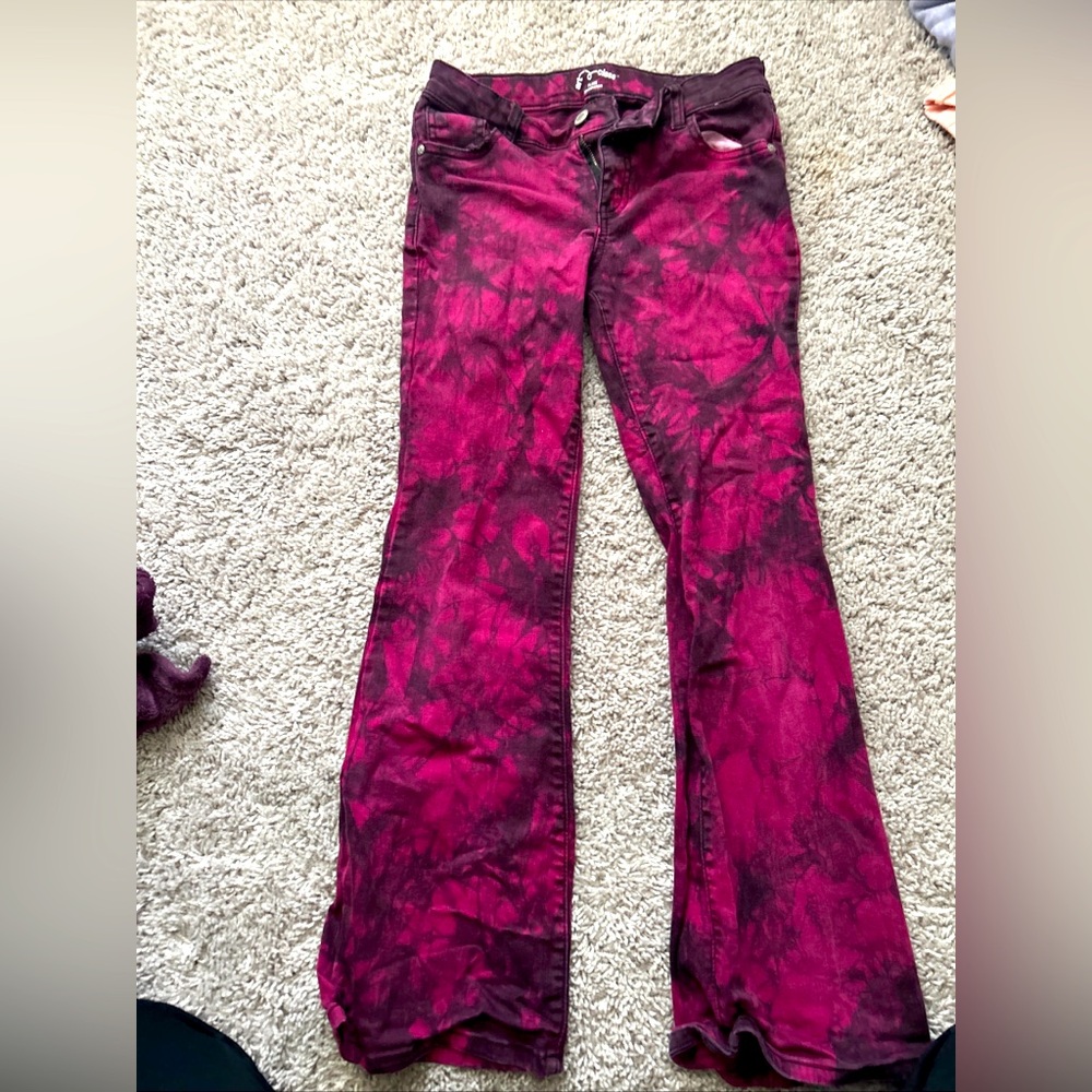 Target flare purple jeans